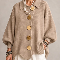 Oversized Button Knit Cardigan