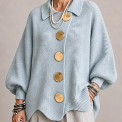 Oversized Button Knit Cardigan