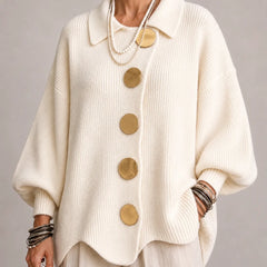 Oversized Button Knit Cardigan