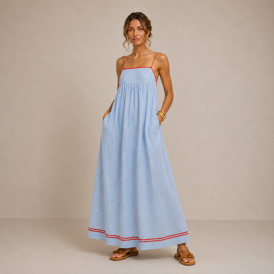Striped Maxi Dress