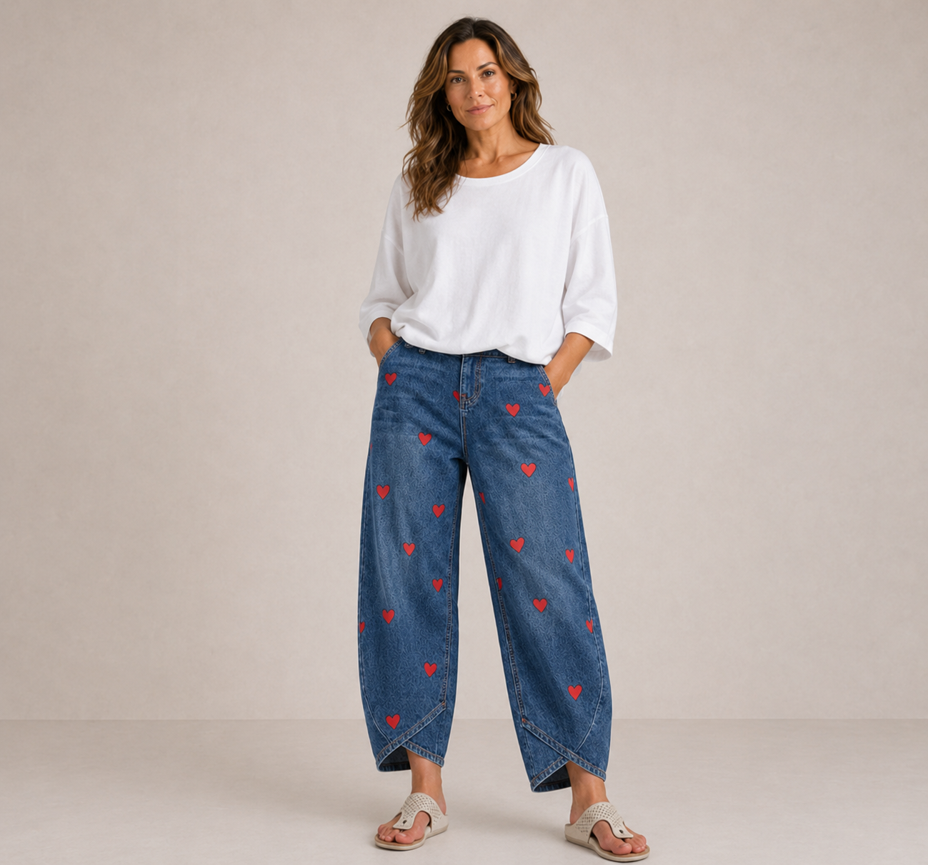 Larissa | Printed Jeans