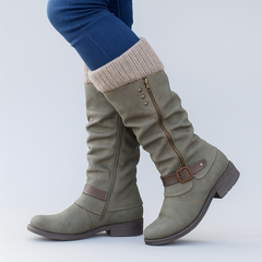 Elegant Supportive Buckle Boots