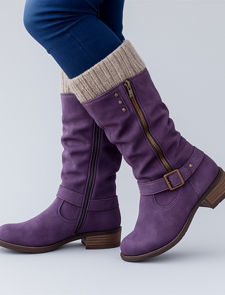 Elegant Supportive Buckle Boots