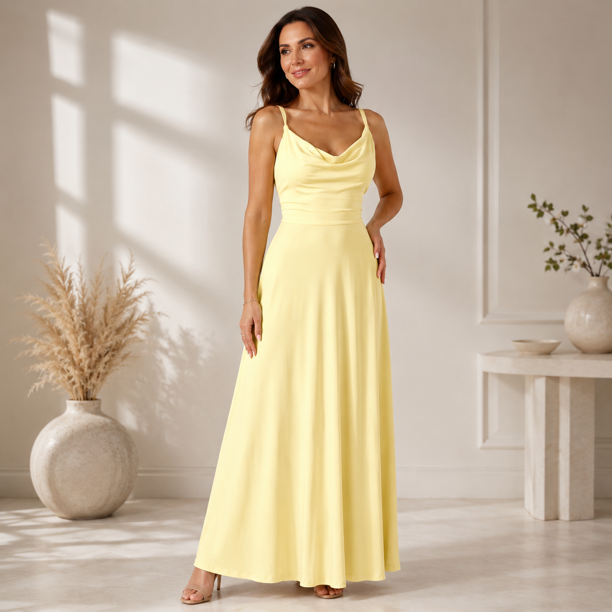 Lana | Strapless Romantic Maxi Dress