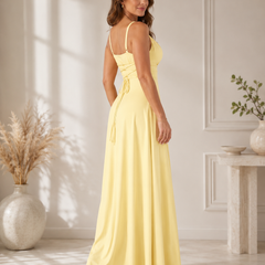 Lana | Strapless Romantic Maxi Dress