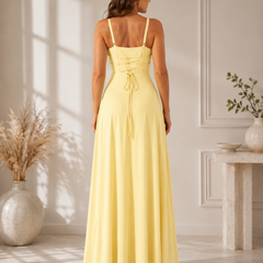 Lana | Strapless Romantic Maxi Dress