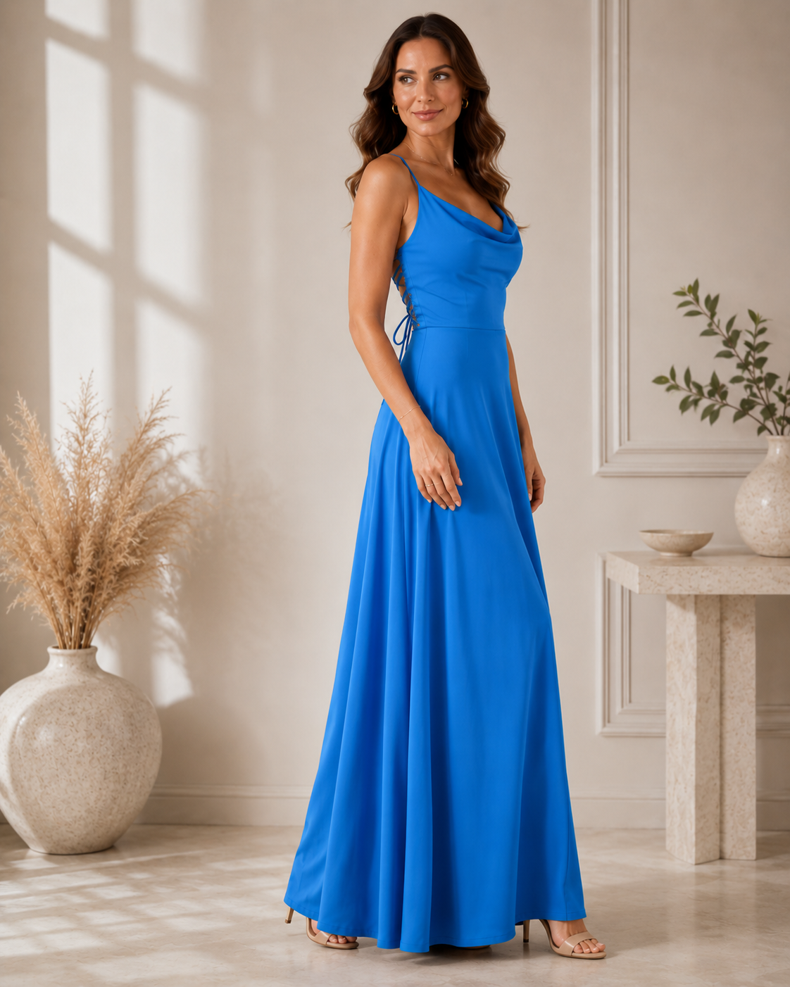Lana | Strapless Romantic Maxi Dress