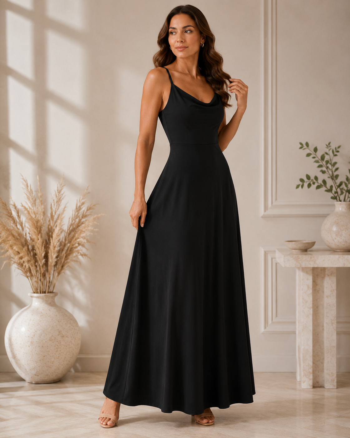 Lana | Strapless Romantic Maxi Dress