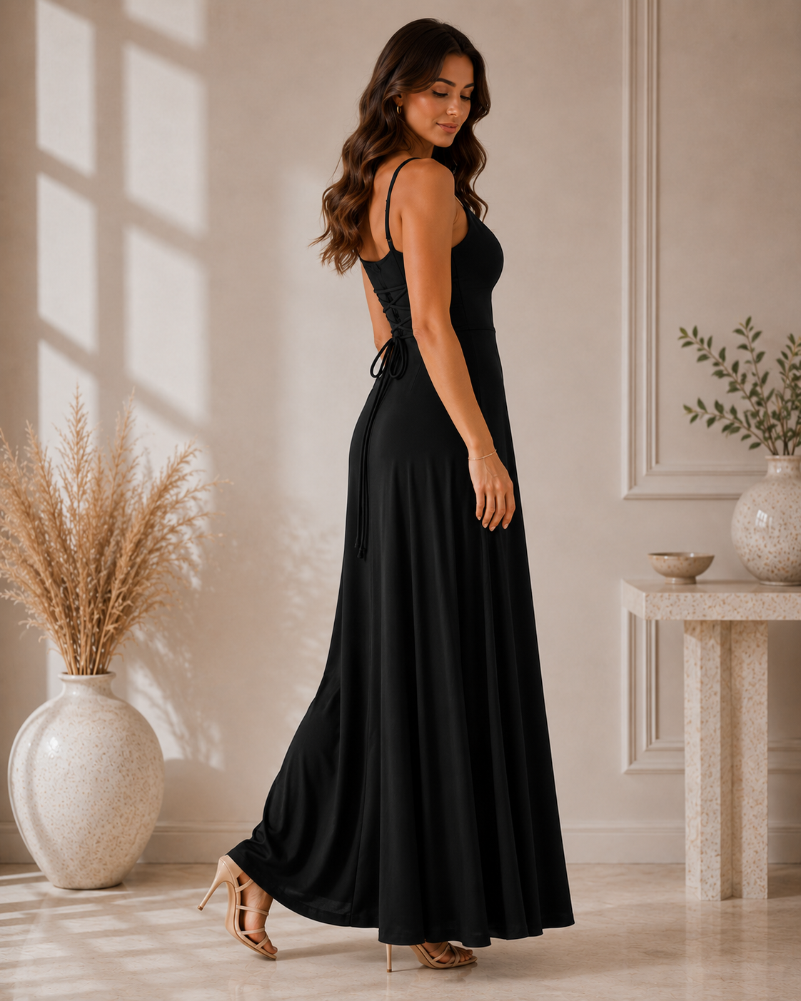 Lana | Strapless Romantic Maxi Dress