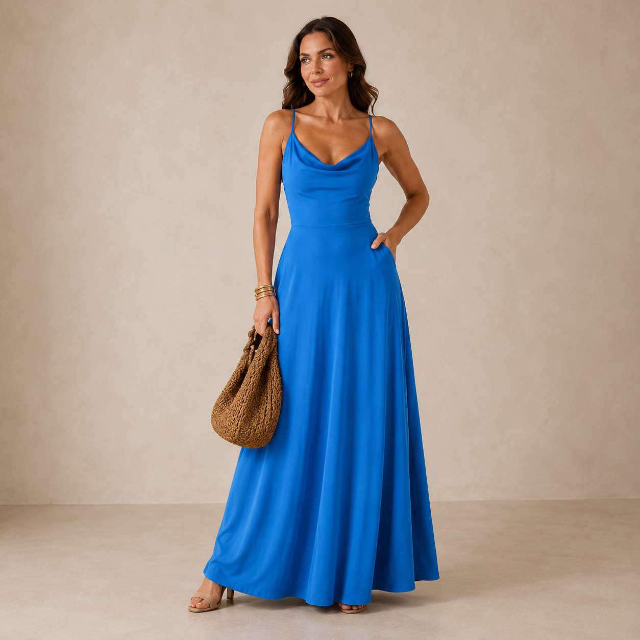 Lana | Strapless Romantic Maxi Dress