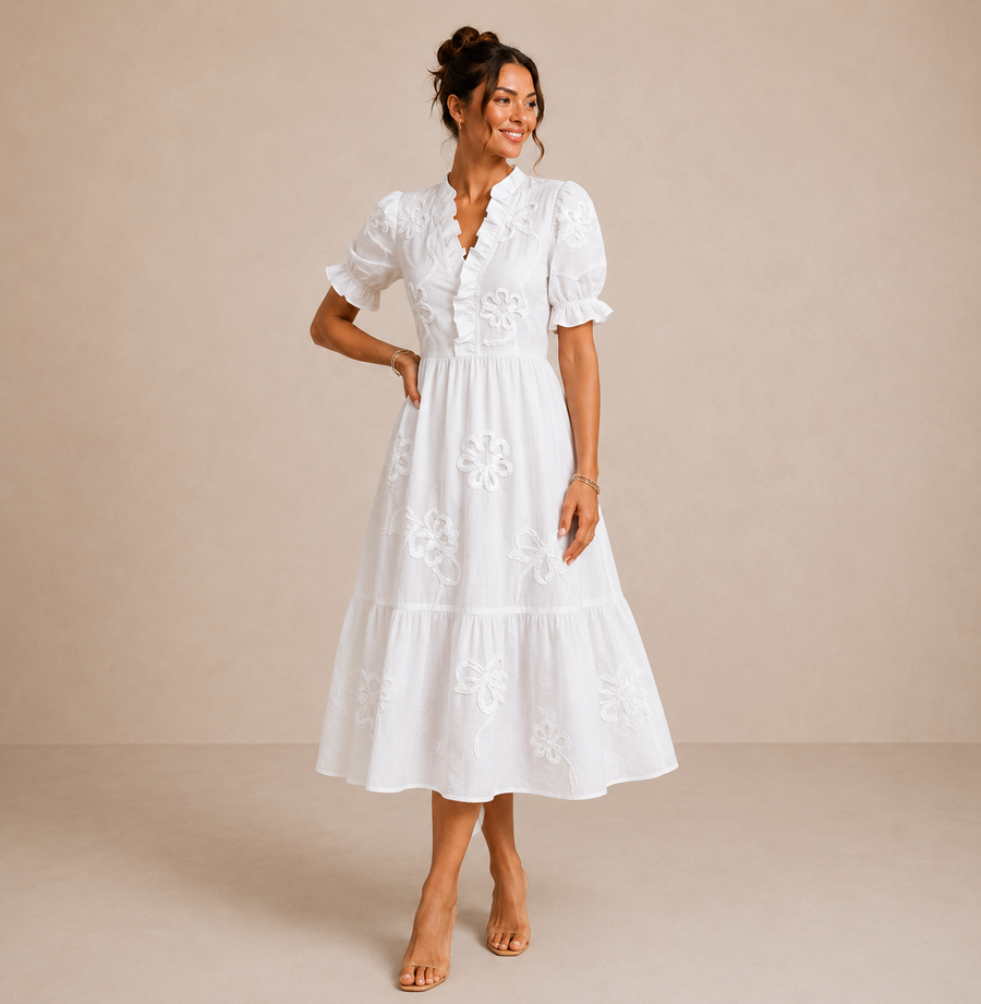 Wrap Midi Dress