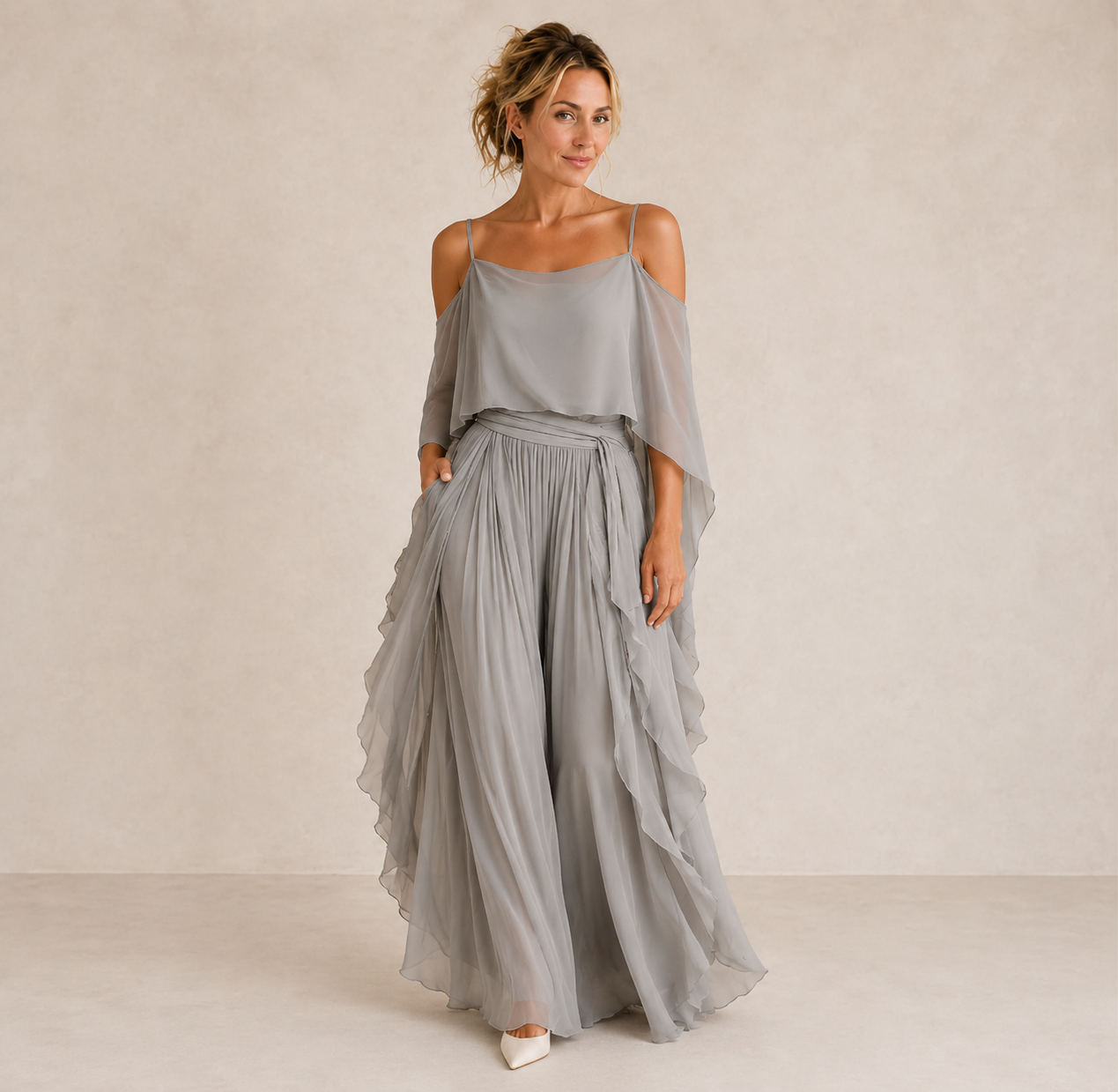 Nadya | Off-Shoulder Two-Piece Set
