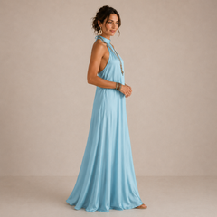 Alaina | Halter Maxi Dress