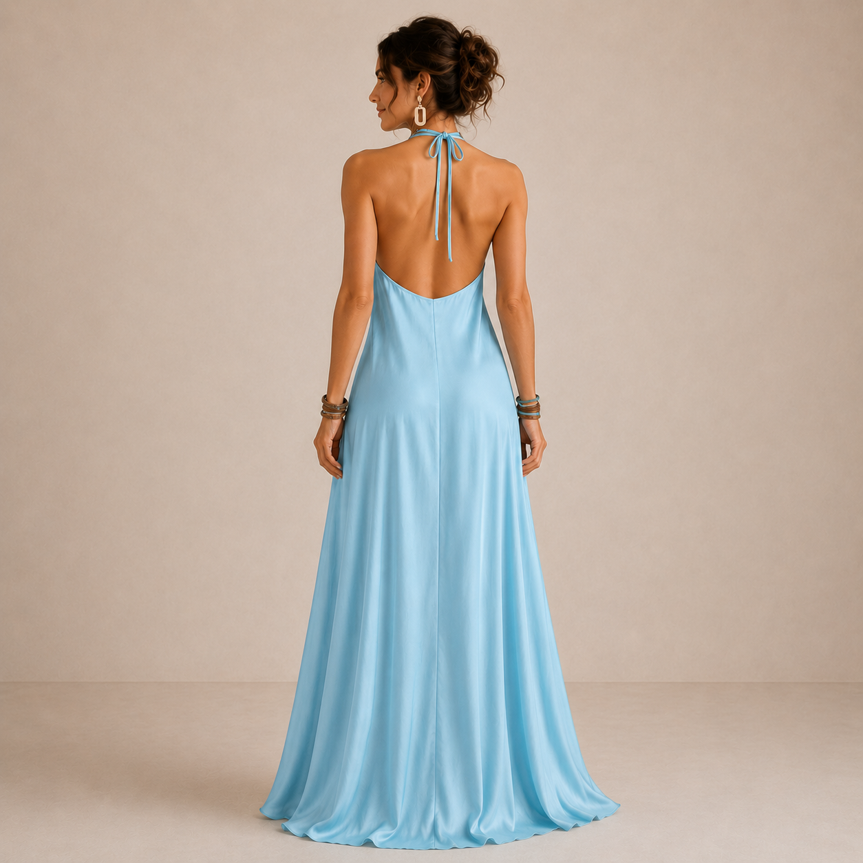 Alaina | Halter Maxi Dress
