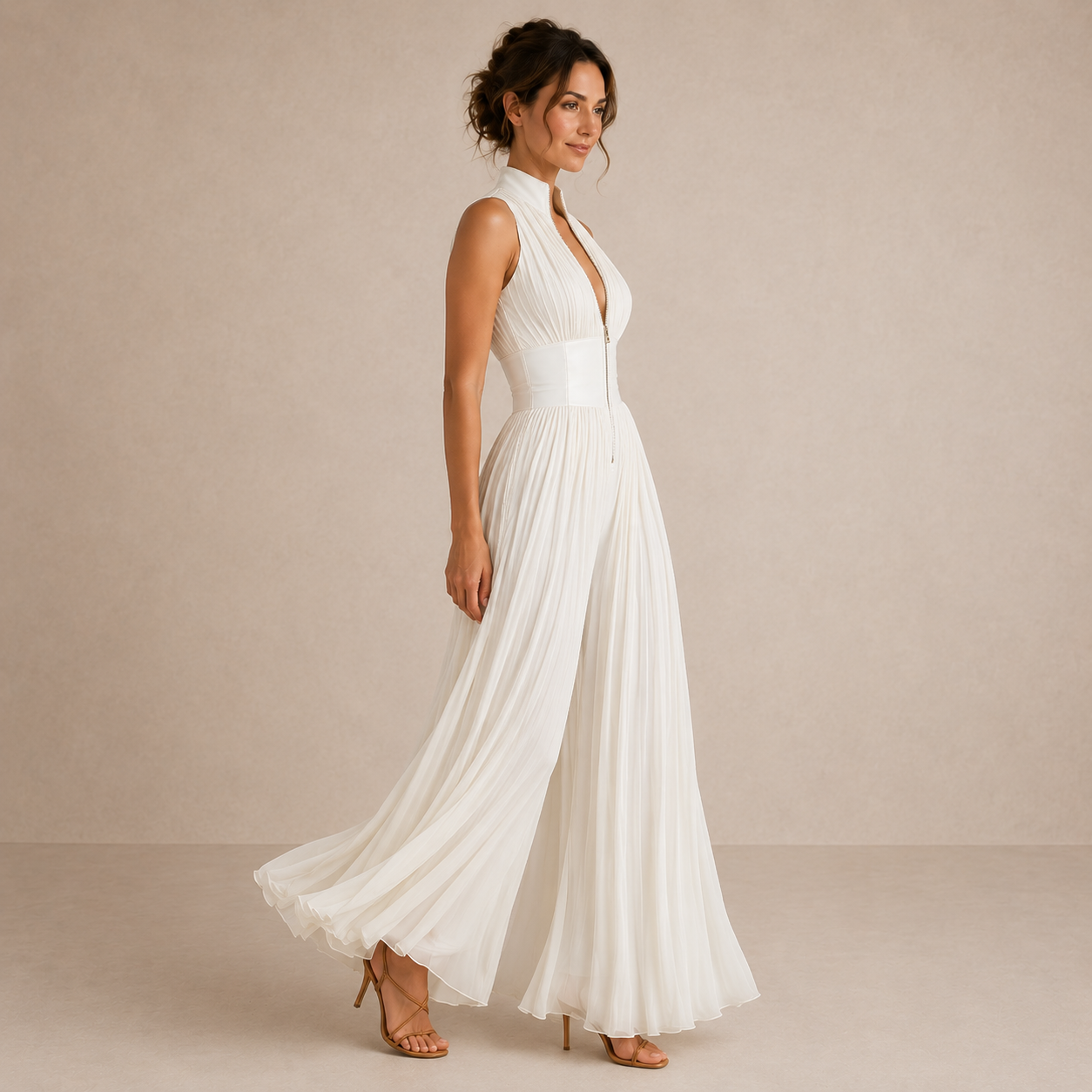Vienna | Pleated Chiffon Set