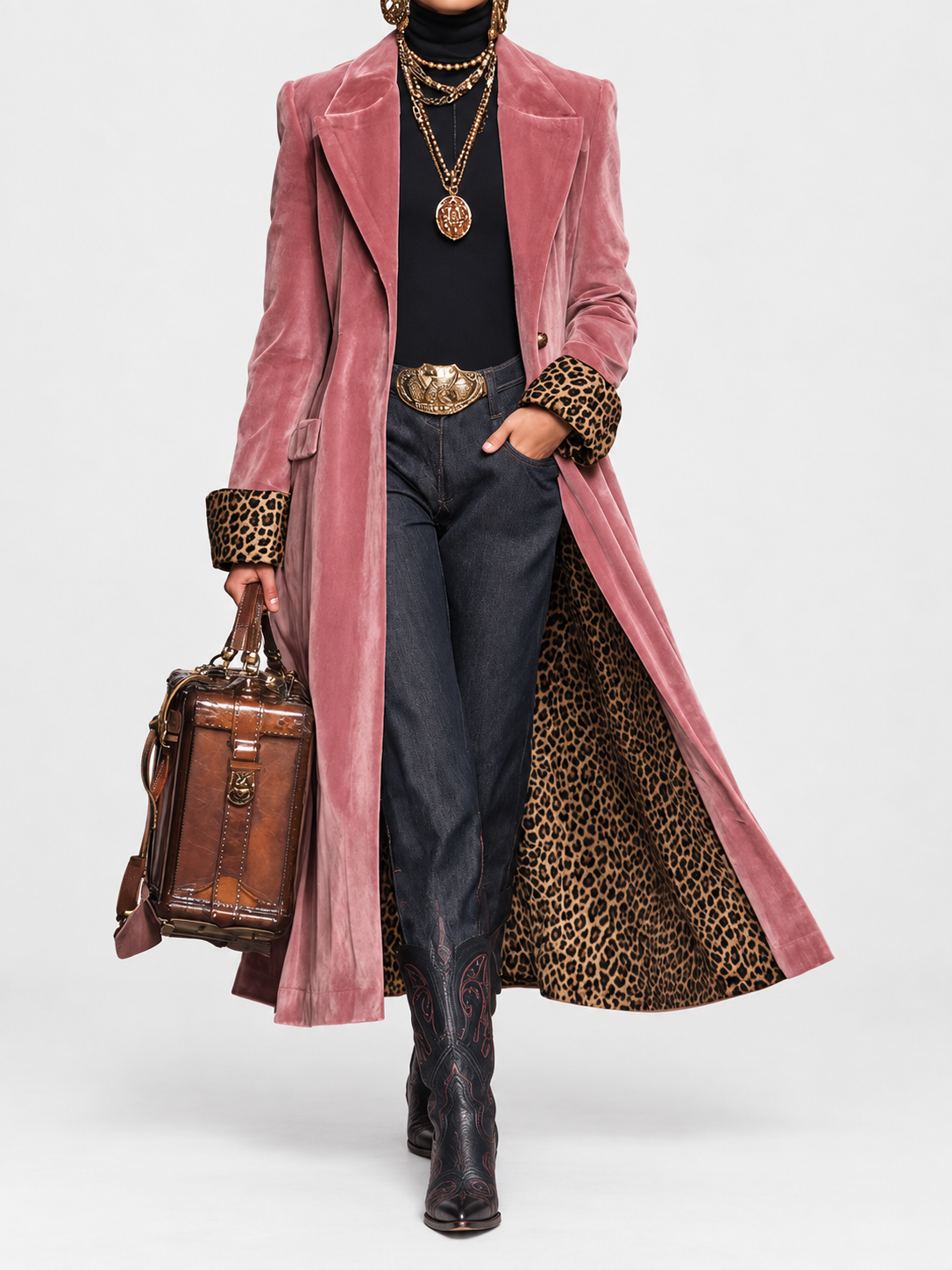 Elegant Long Tailored Coat