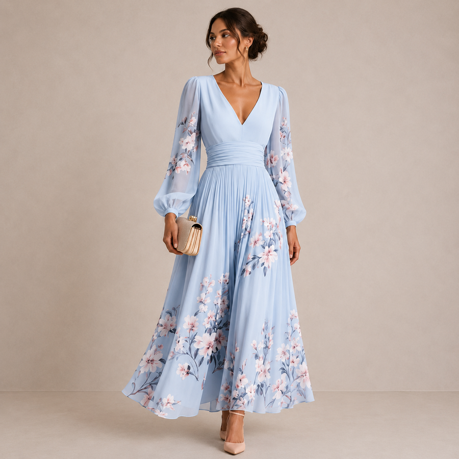 Nadine | Sweetheart-Neckline Midi Dress