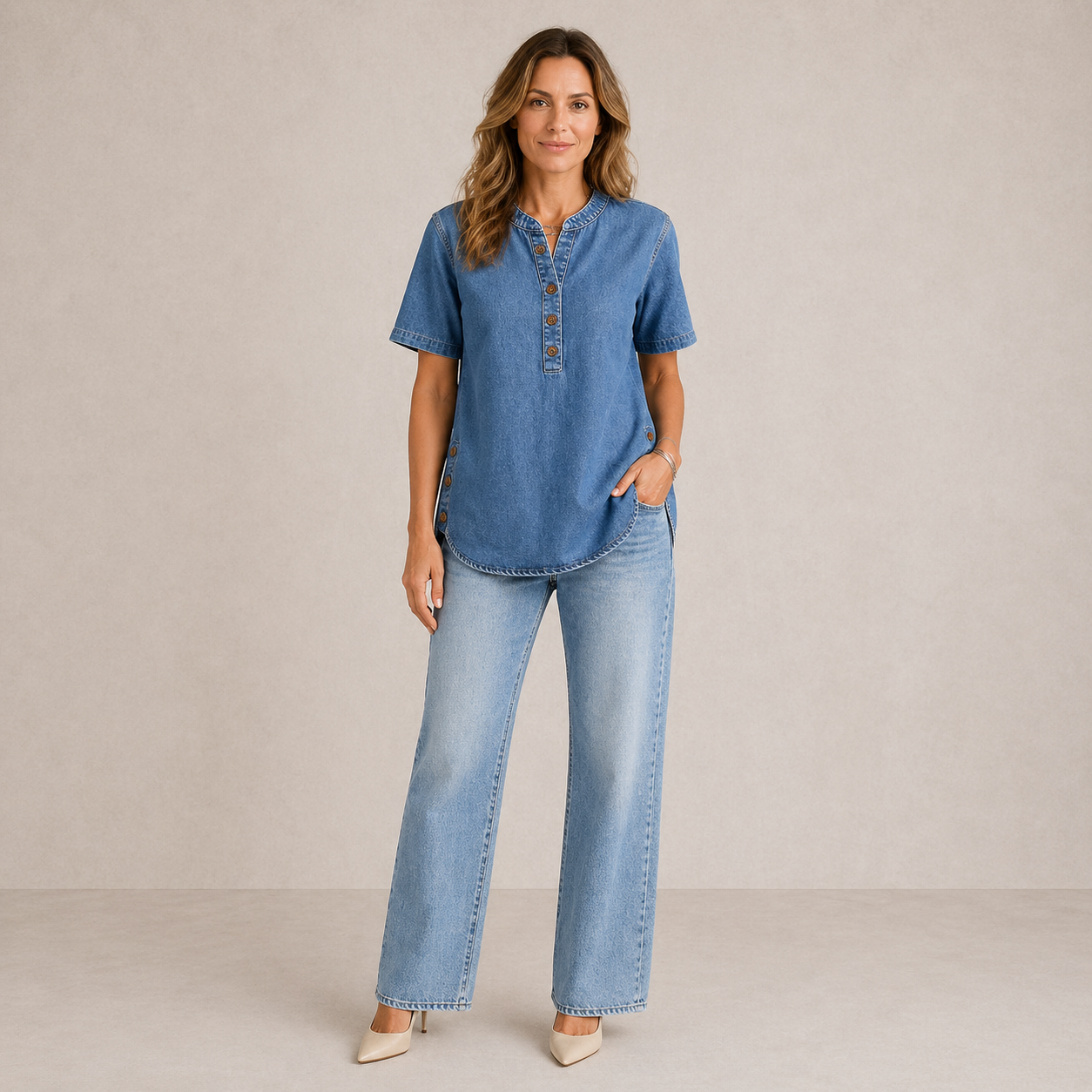 Matilda | No-Fuss V-Neck Blouse