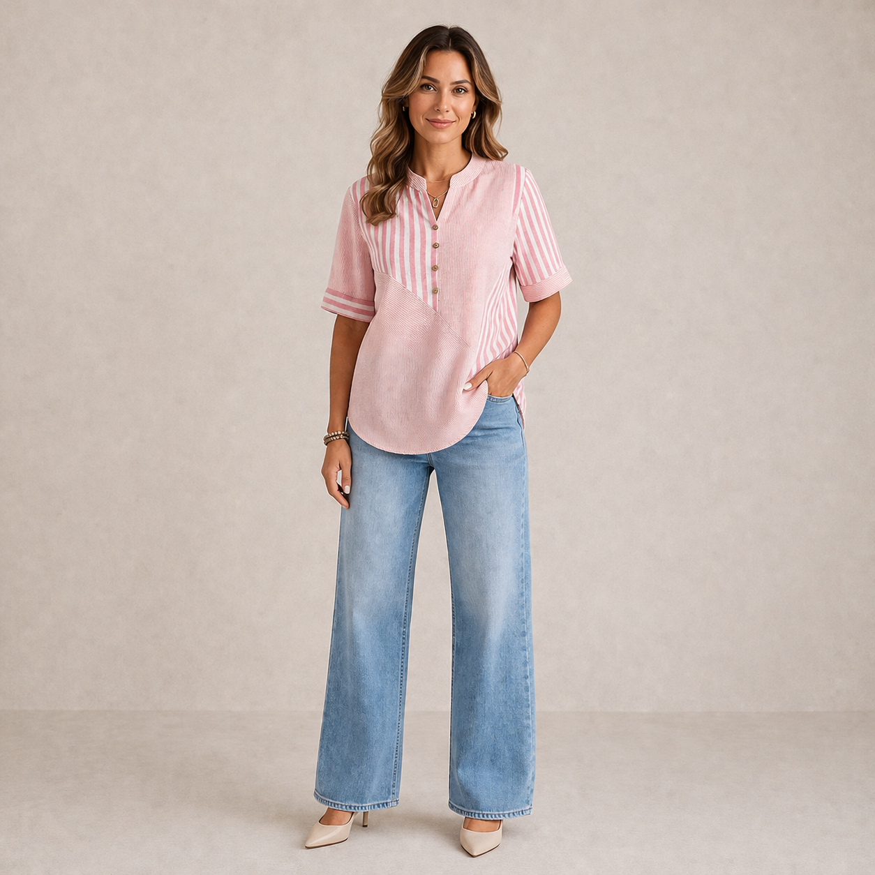 Lily | V-Neck Blouse