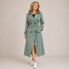Tavia | Elegant Timeless Belted Trench Coat