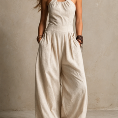 Beatrice | Elegant Linen and Cotton Jumpsuit