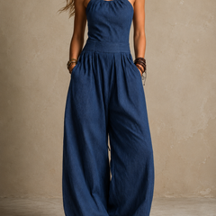 Beatrice | Elegant Linen and Cotton Jumpsuit