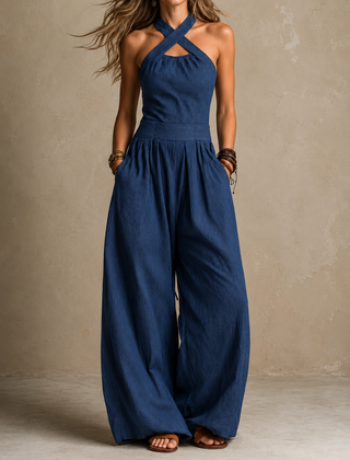 Beatrice | Elegant Linen and Cotton Jumpsuit