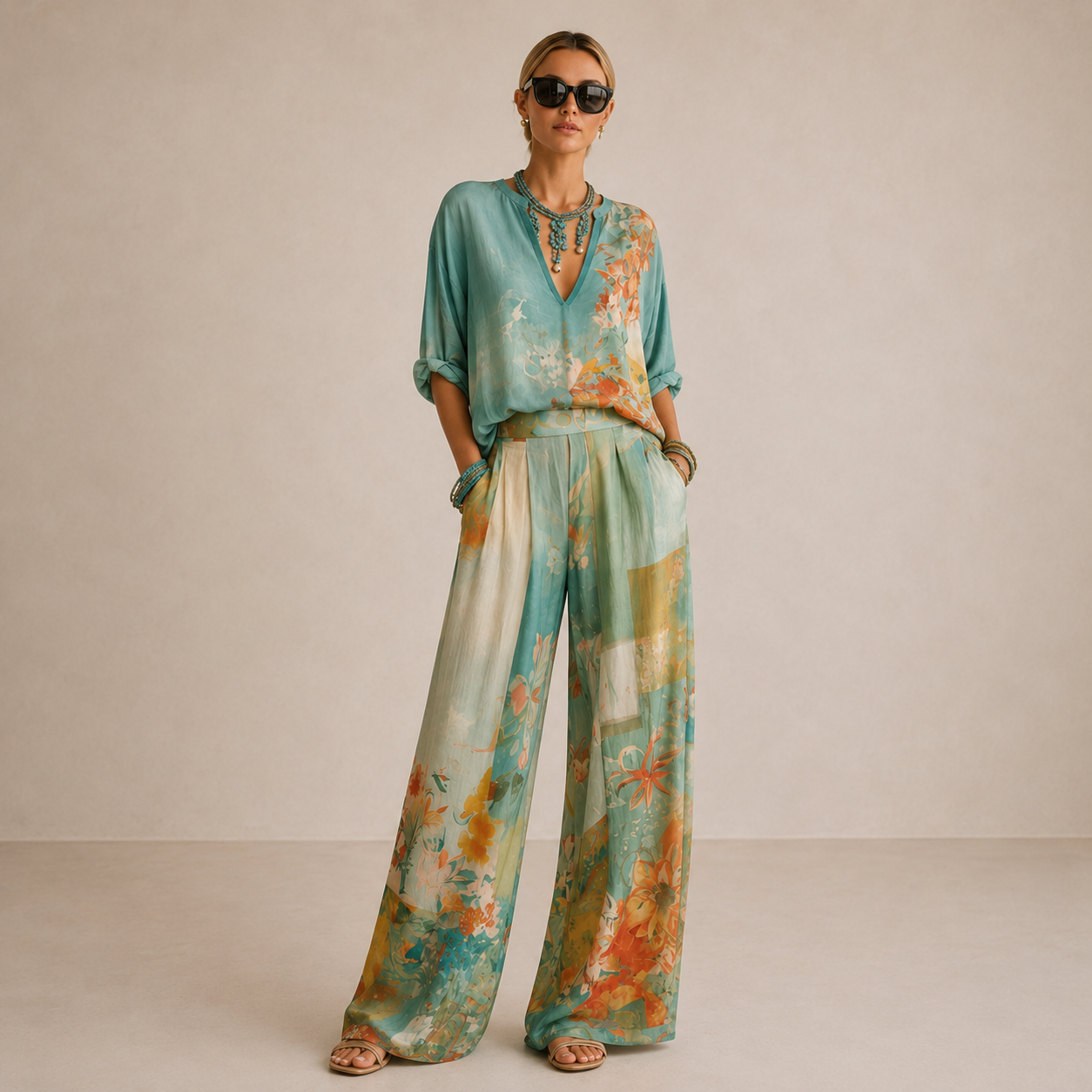 Cathy | Elegant Floral Set