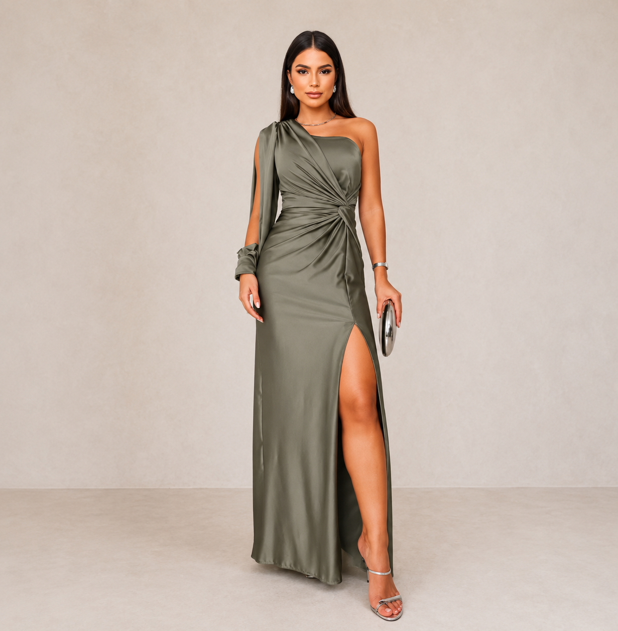Adeline | Classic A-Line Midi Dress