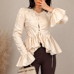 Livia | Blouse with a Ruffle
