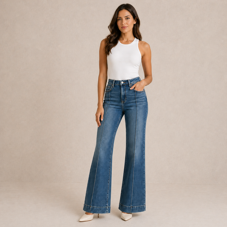 Elena | High-Waist Flared Jeans