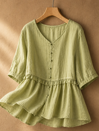 Jane Linen Blouse