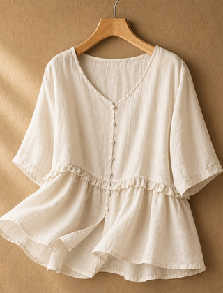 Jane Linen Blouse