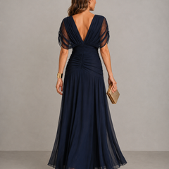 Pleated Flowing Dress