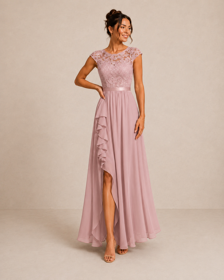 Lace Bodice Maxi Dress