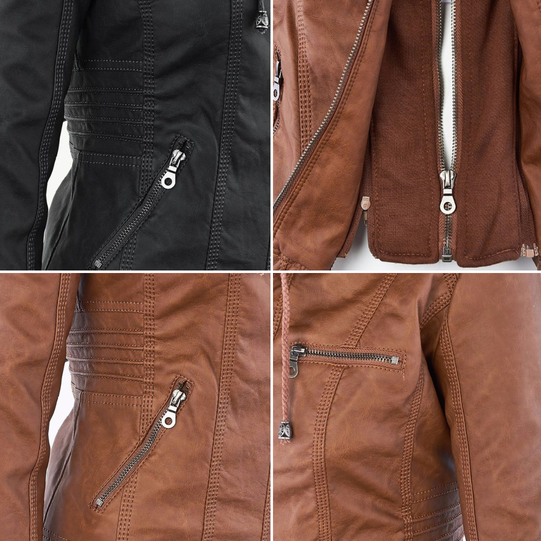 Hooded Moto Jacket