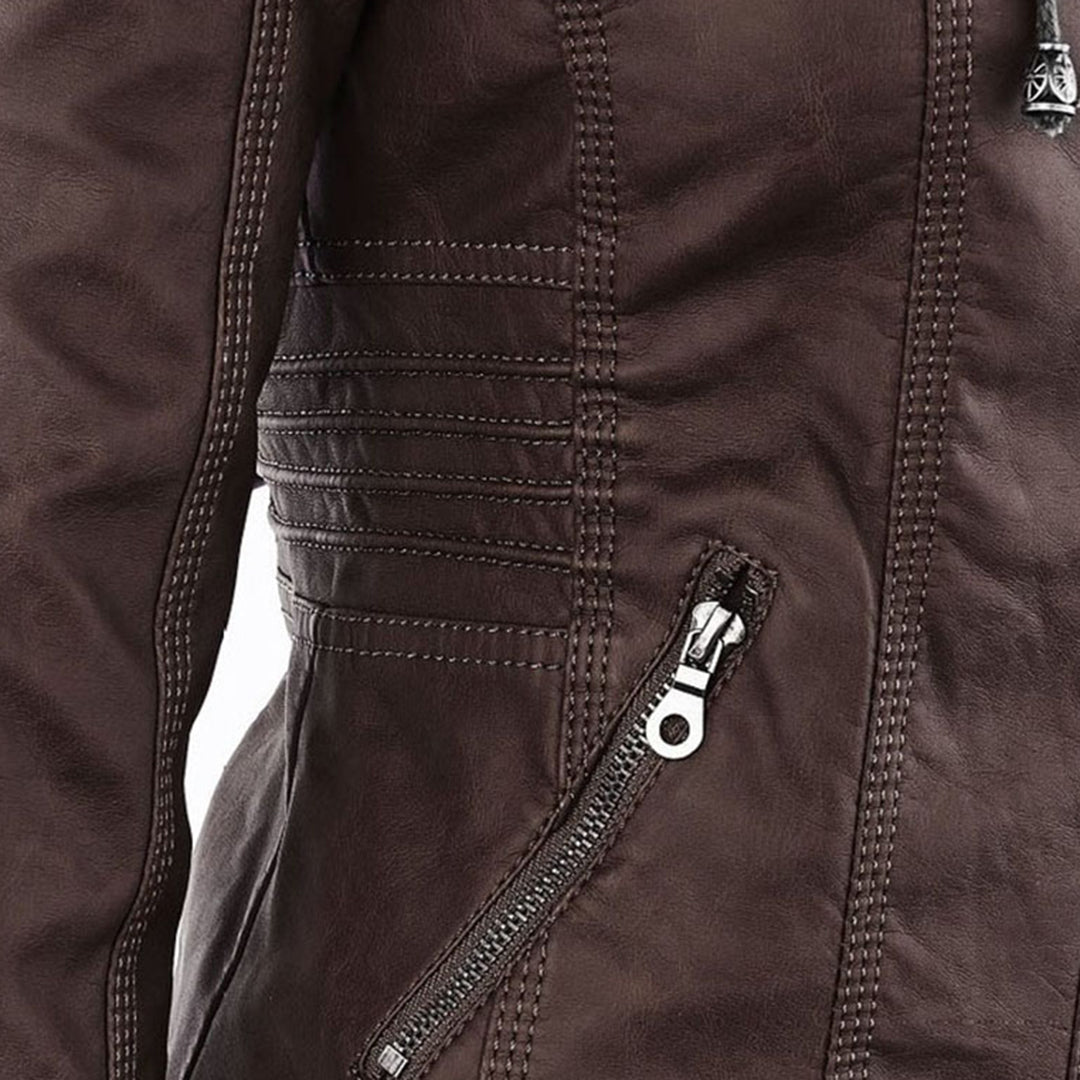 Hooded Moto Jacket