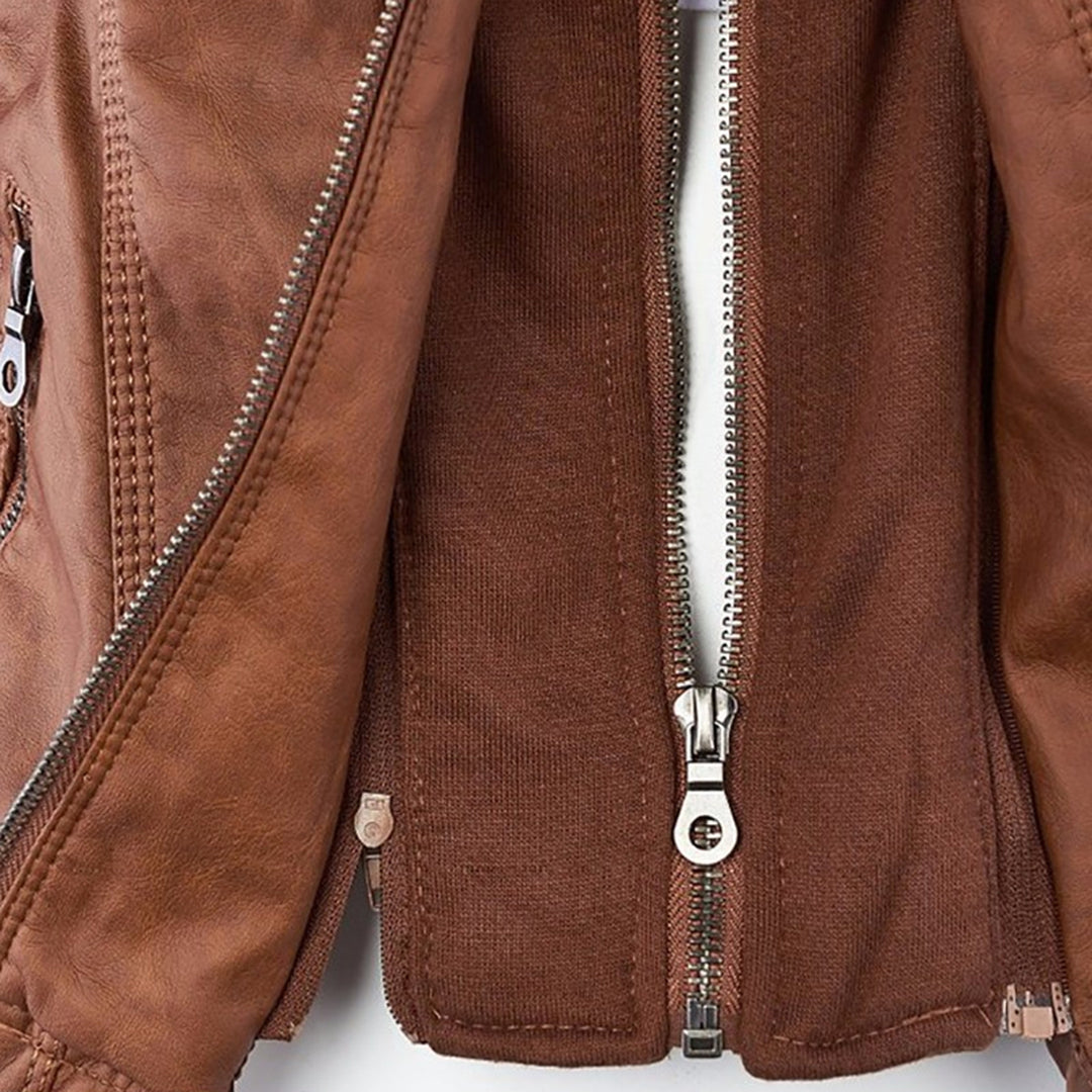 Hooded Moto Jacket