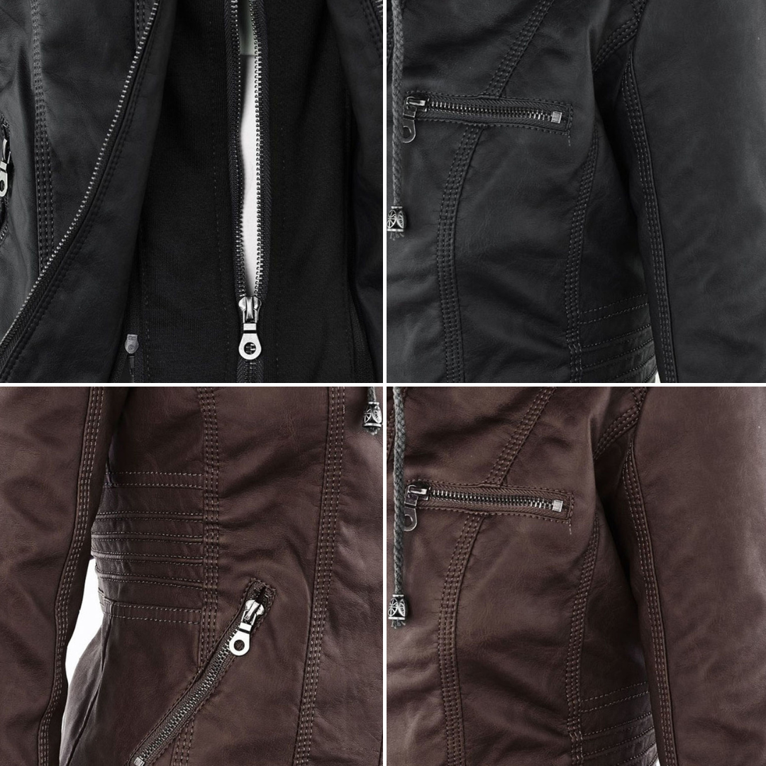 Hooded Moto Jacket