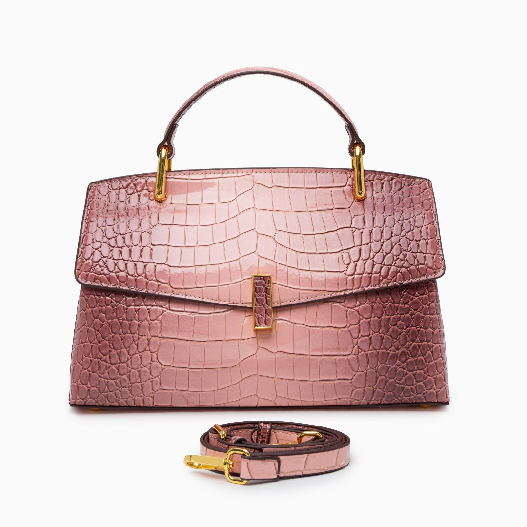 Winnie | Elegant Croc-Textured Bag