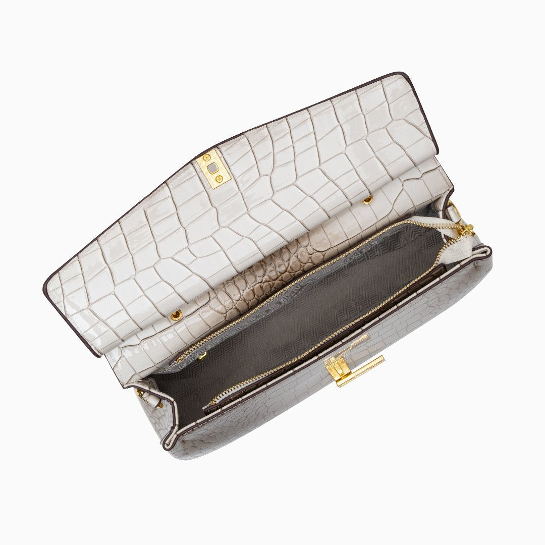 Winnie | Elegant Croc-Textured Bag