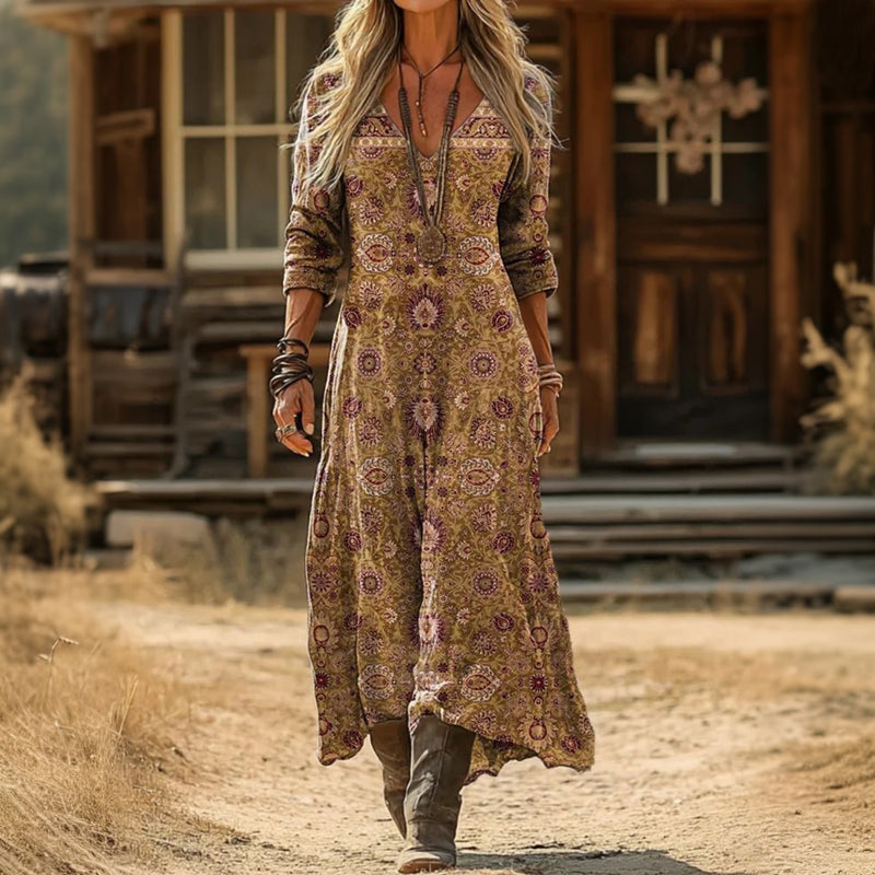 Relaxed Bohemian Style Dress