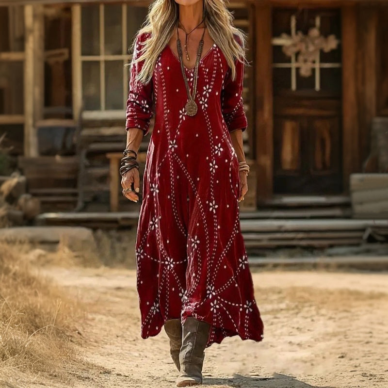 Soft Lightweight Flowy Silhouette Dress