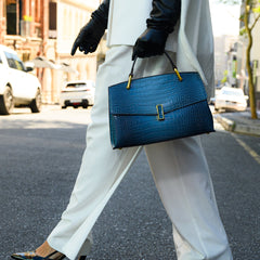 Winnie | Elegant Croc-Textured Bag