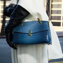 Winnie | Elegant Croc-Textured Bag