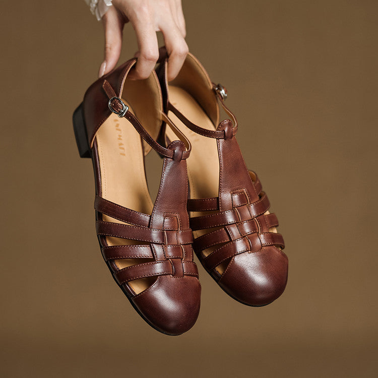 Orthopedic Leather Ballet Flats