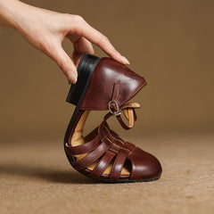 Orthopedic Leather Ballet Flats