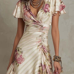 Pleated Midi Dress