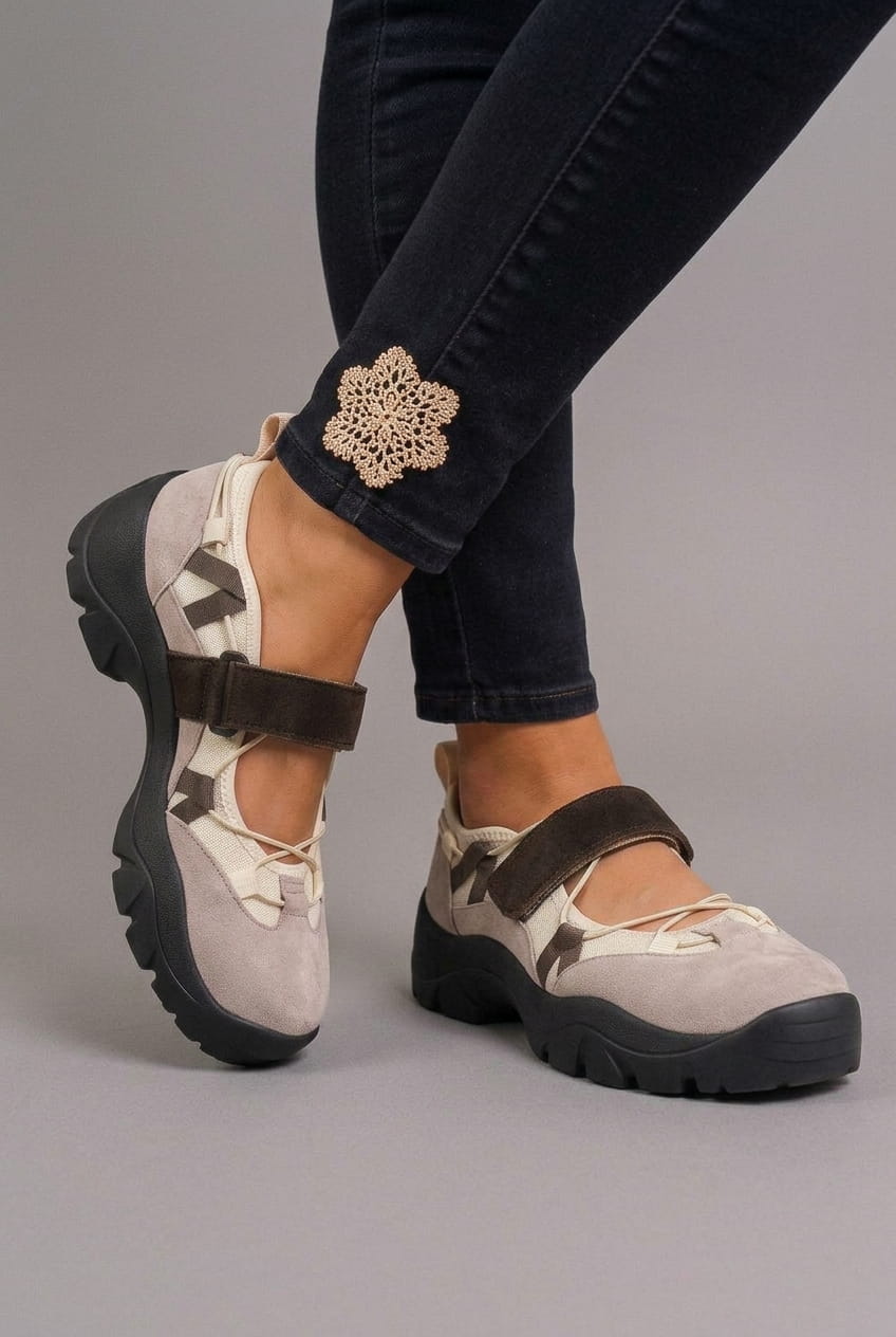 Comfort Suede Walking Shoes