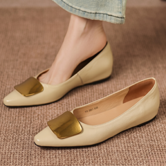 Genuine Leather Flats